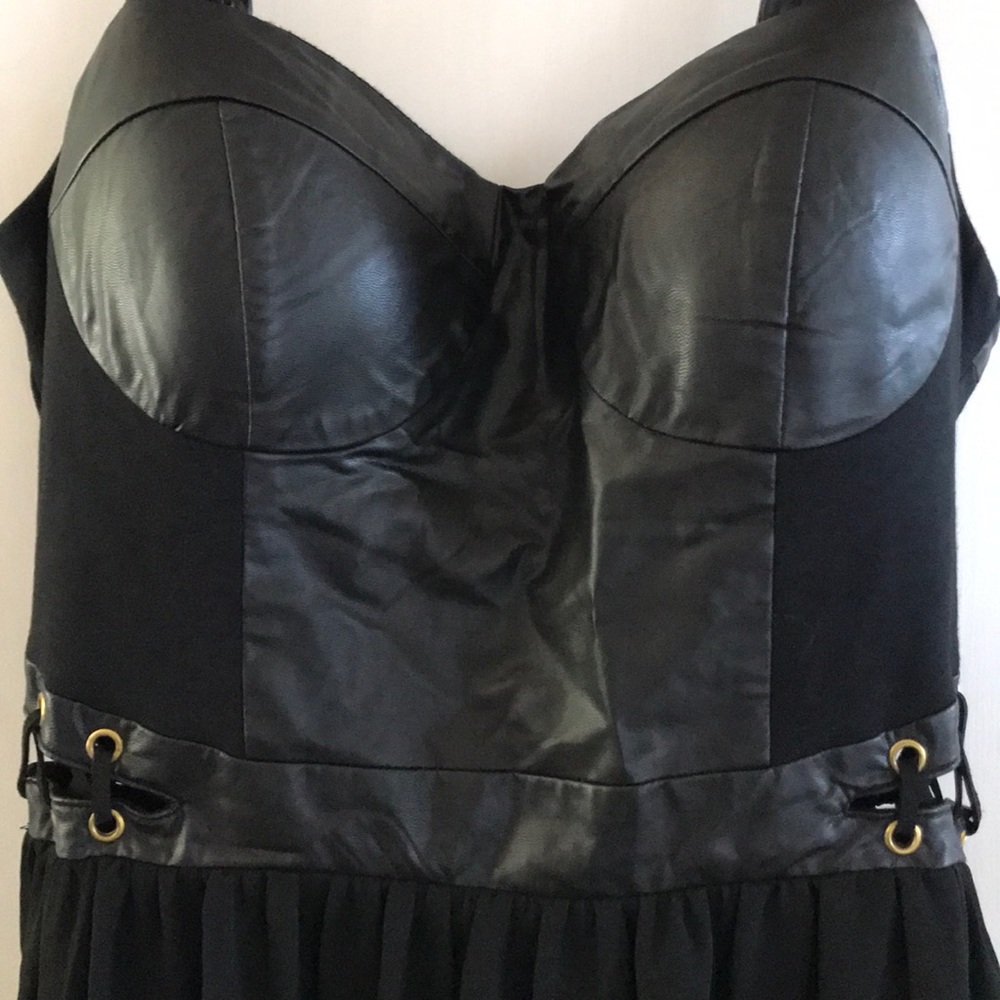 Forever 21 high low black dress